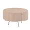 Modern Leisure Chalet Round Patio Dining Table Cover, 5 in. Diameter x 25 in. H, Beige 2963 - alternate 1